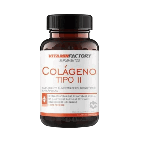 Colágeno Tipo II (60 caps) - Vitamin Factory