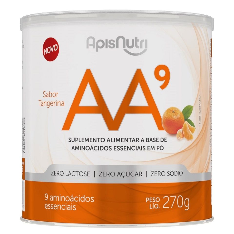 AA9 Aminoácidos Essenciais (270g) - Apisnutri