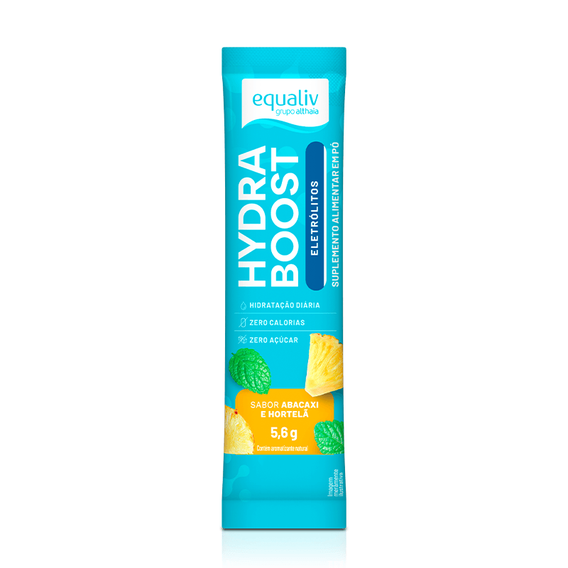 Stick individual de Hydra Boost em pó da Equaliv
