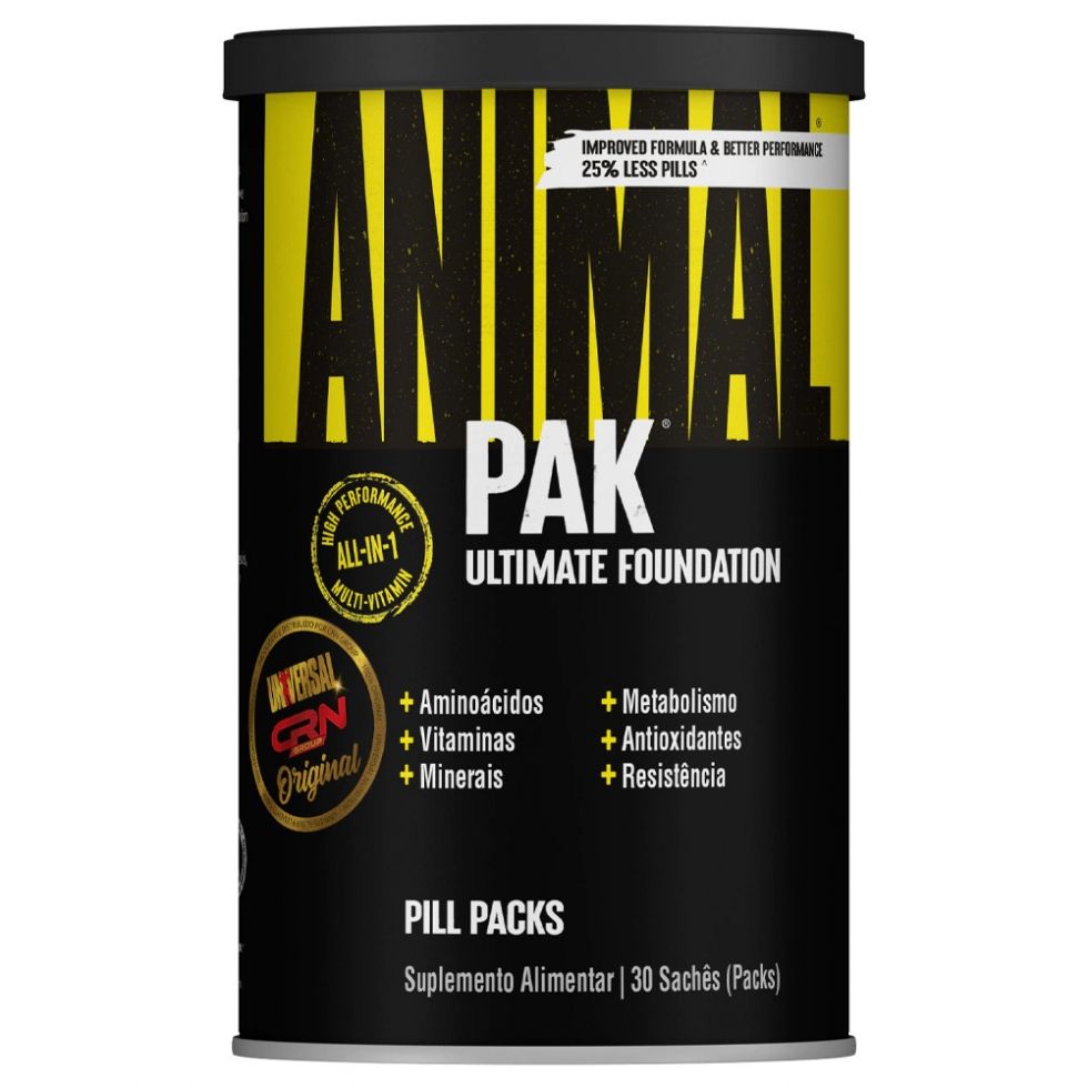Animal Pak Ultimate Foundation (30 sachês) - Universal Nutrition