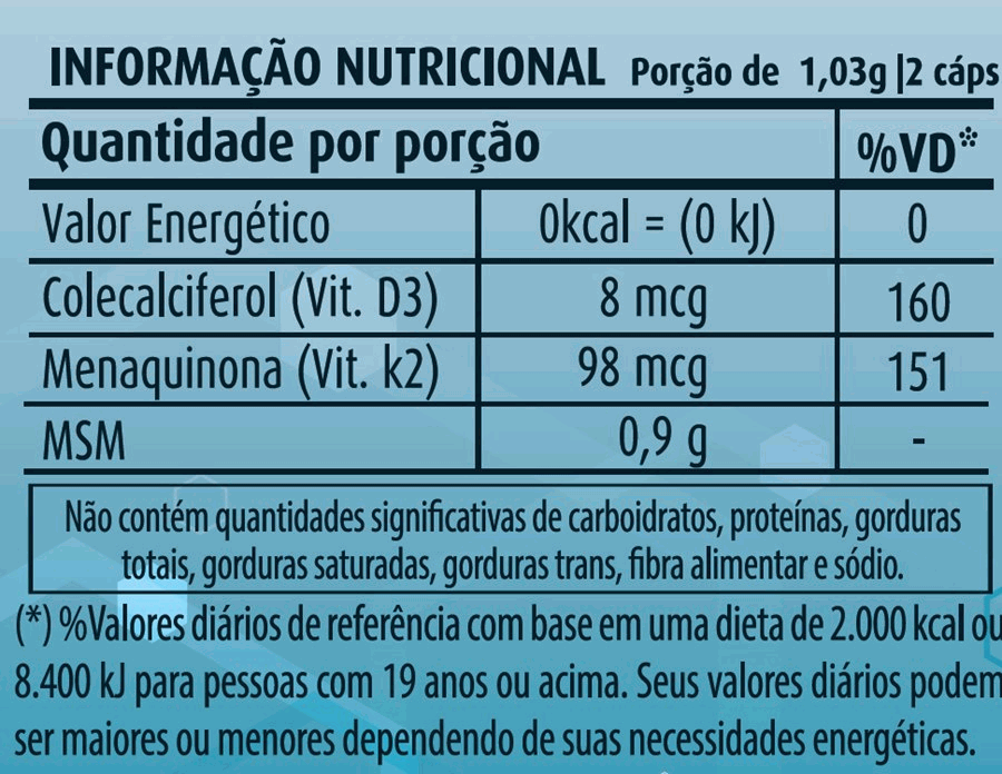 Artro - MSM 515mg (60 caps) - Apisnutri