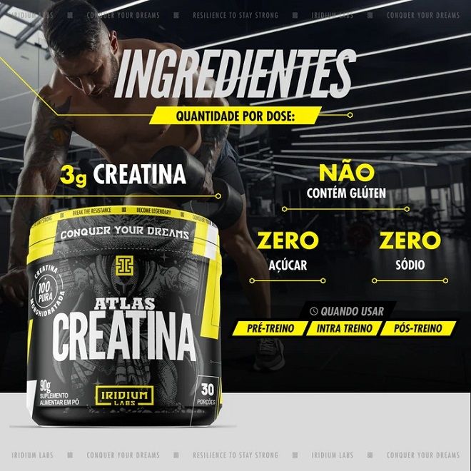 Atlas Creatina (90g) - Iridium Labs