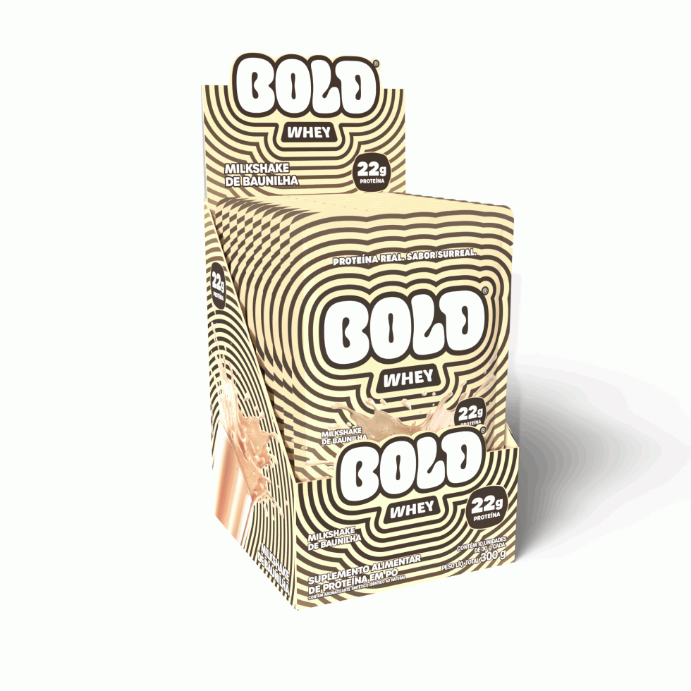 Bold Whey Display (10 unid de 30g) - Bold