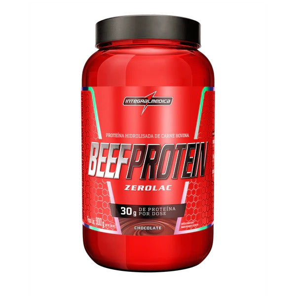 Pote de 900 g do Beef Protein da Integralmédica