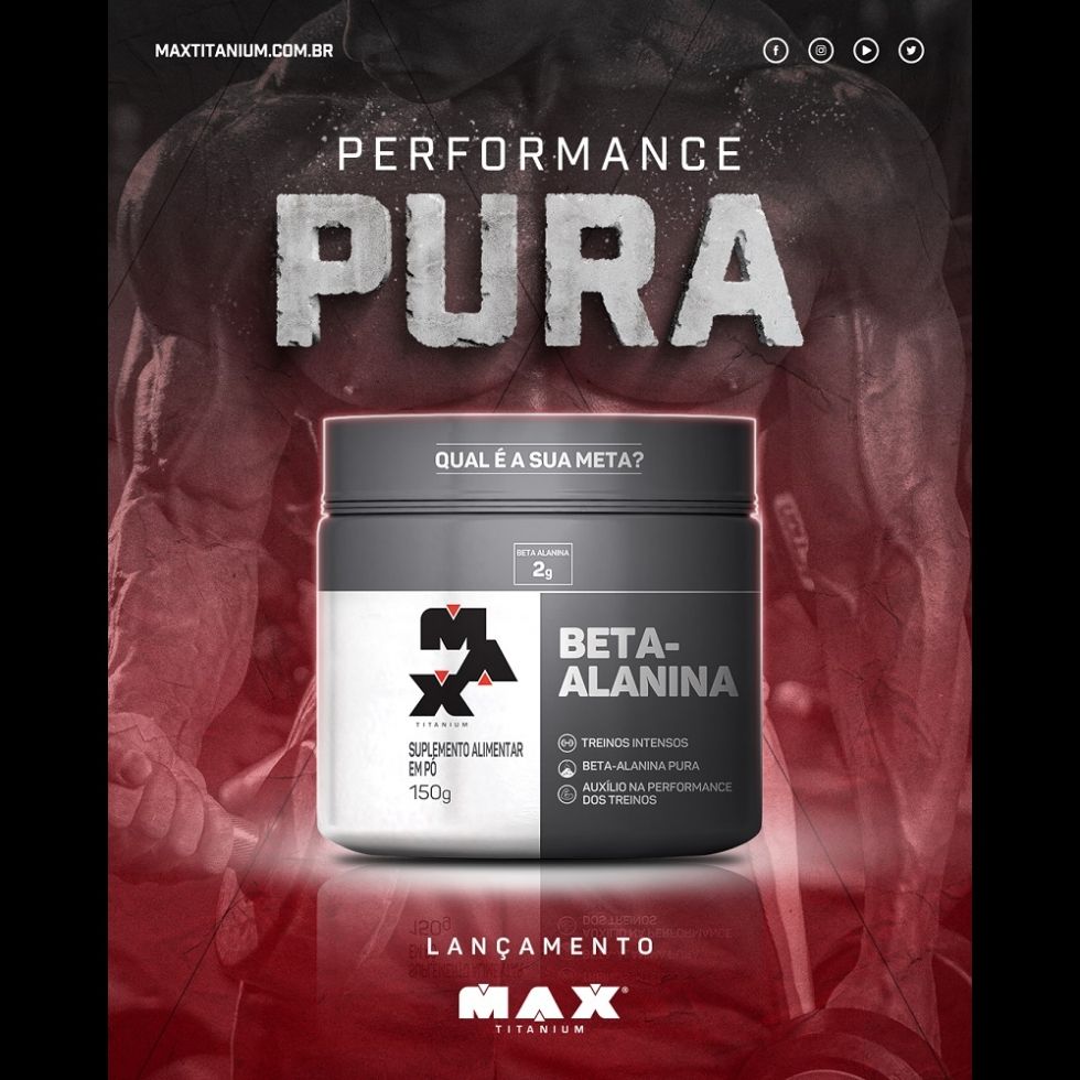 Beta-Alanina (150g) - Max Titanium