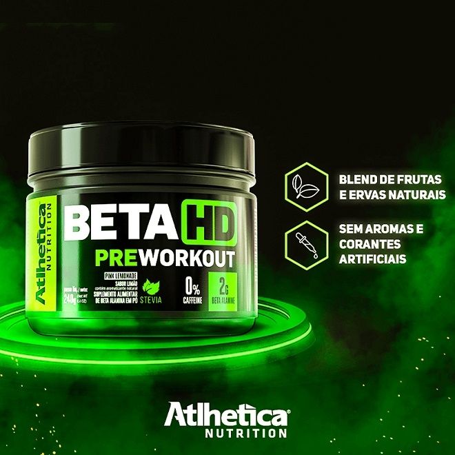 Beta HD Pre Workout (240g) - Atlhetica Nutrition
