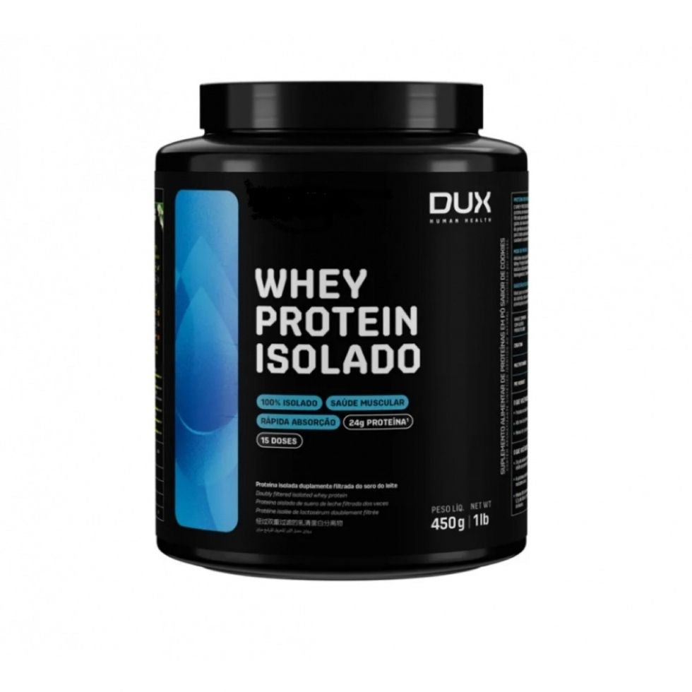 Pote de Whey Protein Isolado 450 g da Dux Human Health