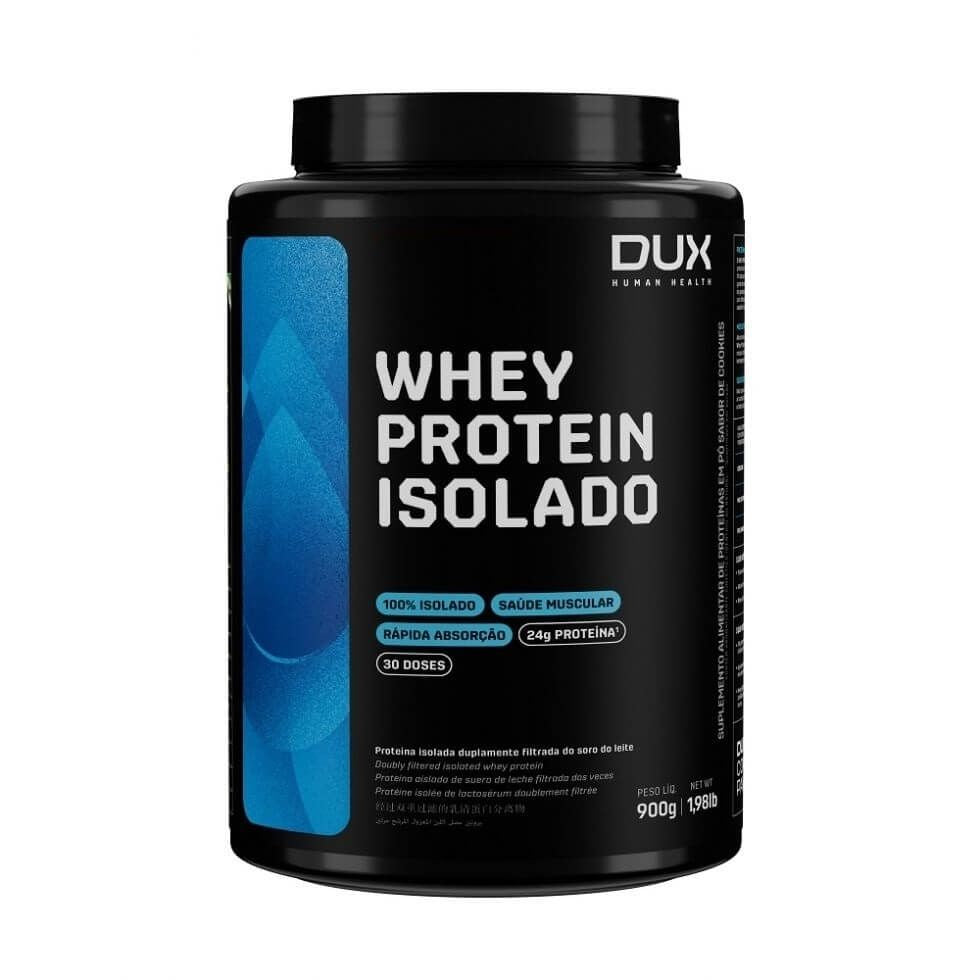 Pote de Whey Protein Isolado 900 g da Dux Human Health