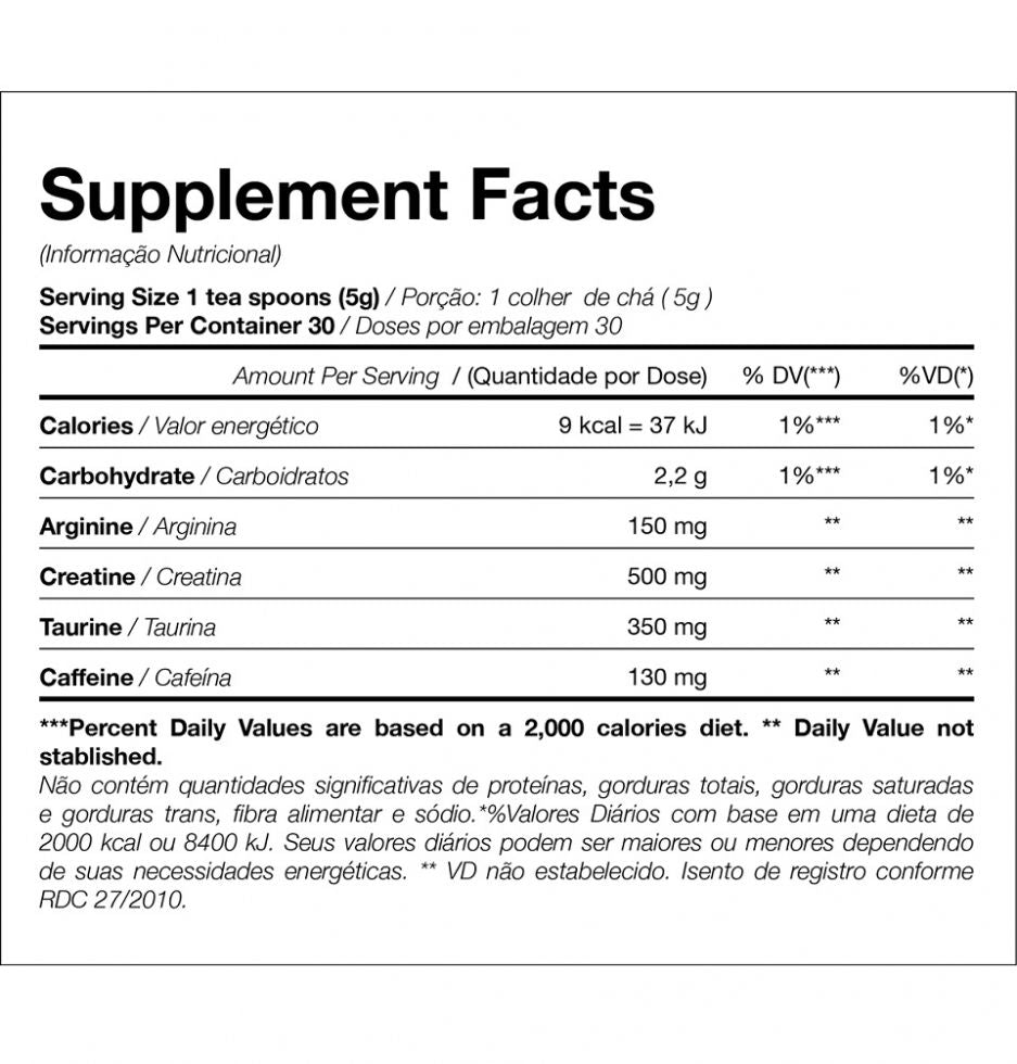 BOPE Pré-Treino (150g) - Black Skull