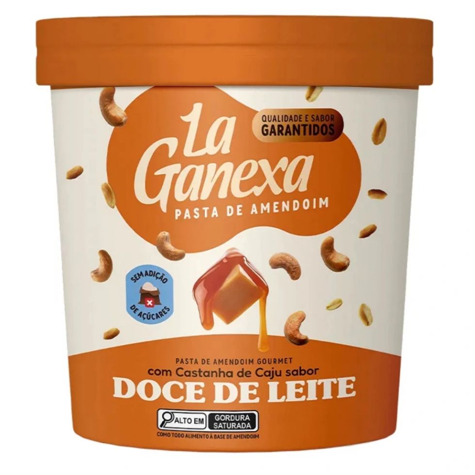 Pasta de Amendoim Integral Gourmet (1,05kg) - La Ganexa