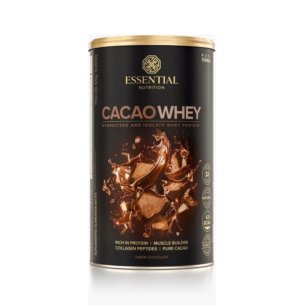Cacao Whey (420g) - Essential Nutrition