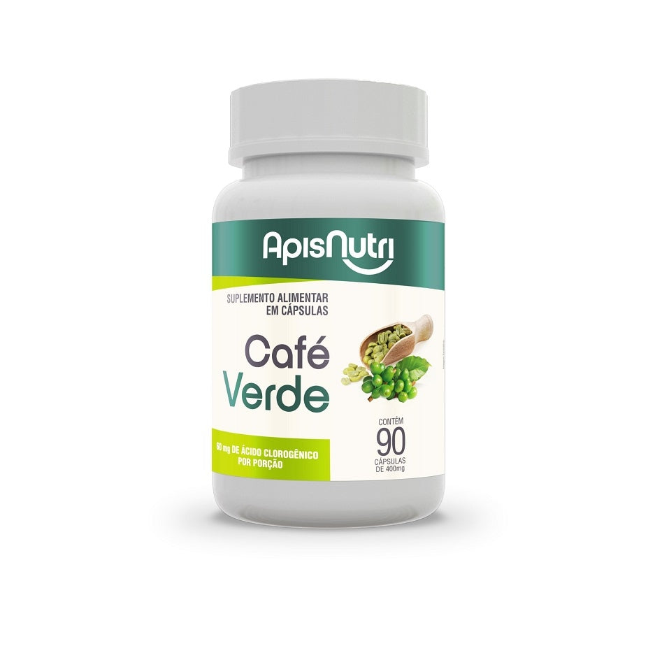 Café Verde - 400mg (90 caps) - Apisnutri