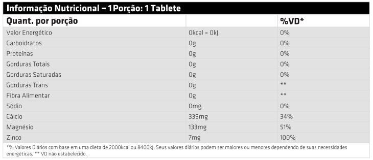 Calcium Magnezium Zinc Chelated (100 Tabs) - Performance Nutrition