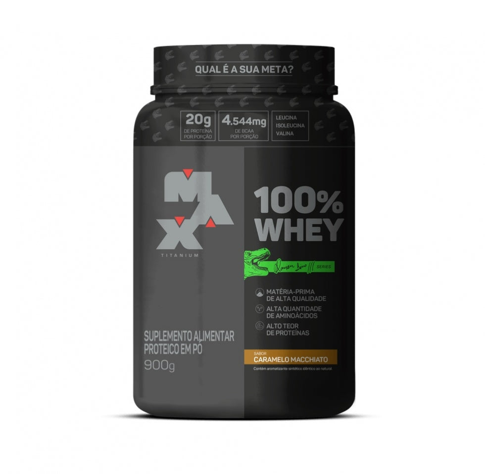 100% Whey 900g - Max Titanium