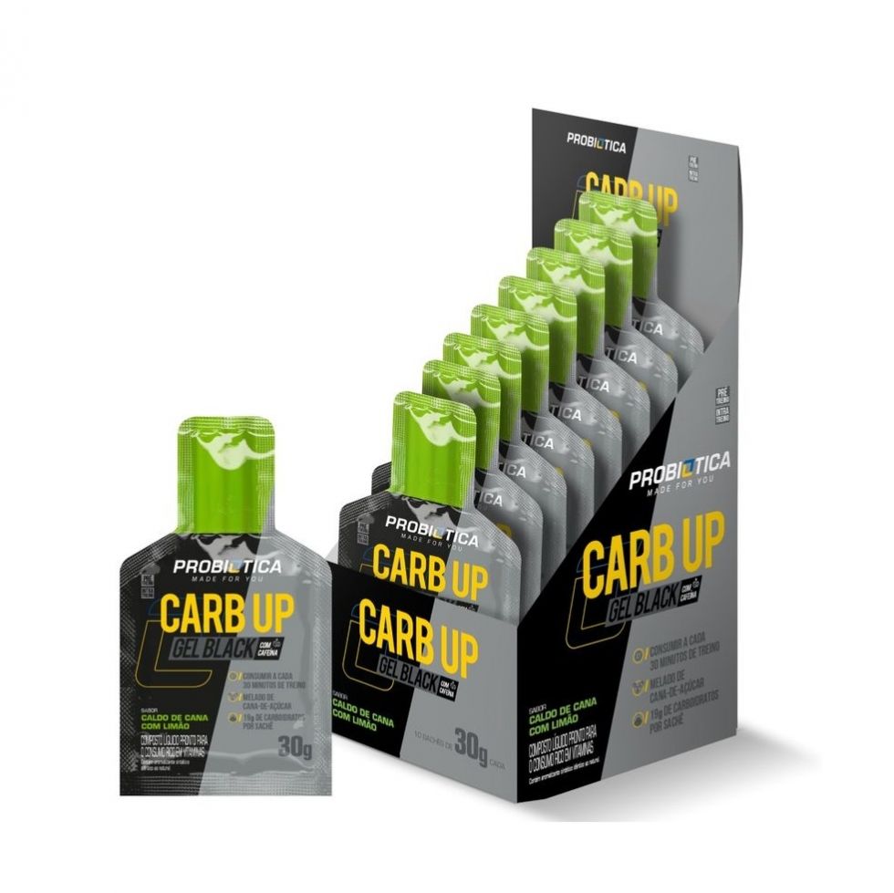 Carb Up Black Gel (300g) Caixa 10 unidades - Probiótica