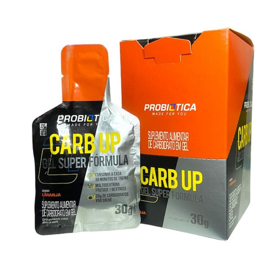 Carb Up Energy Gel Caixa 10 unidades (300g) - Probiótica