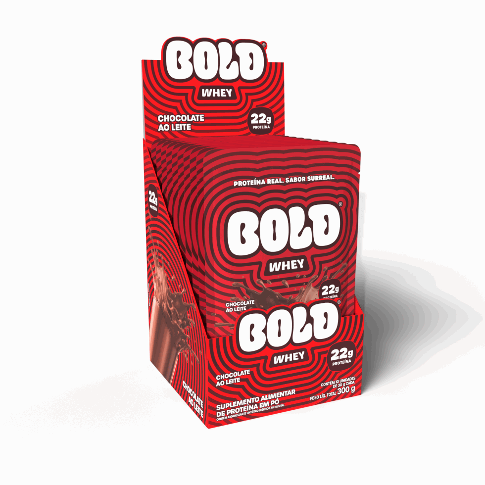 Bold Whey Display (10 unid de 30g) - Bold