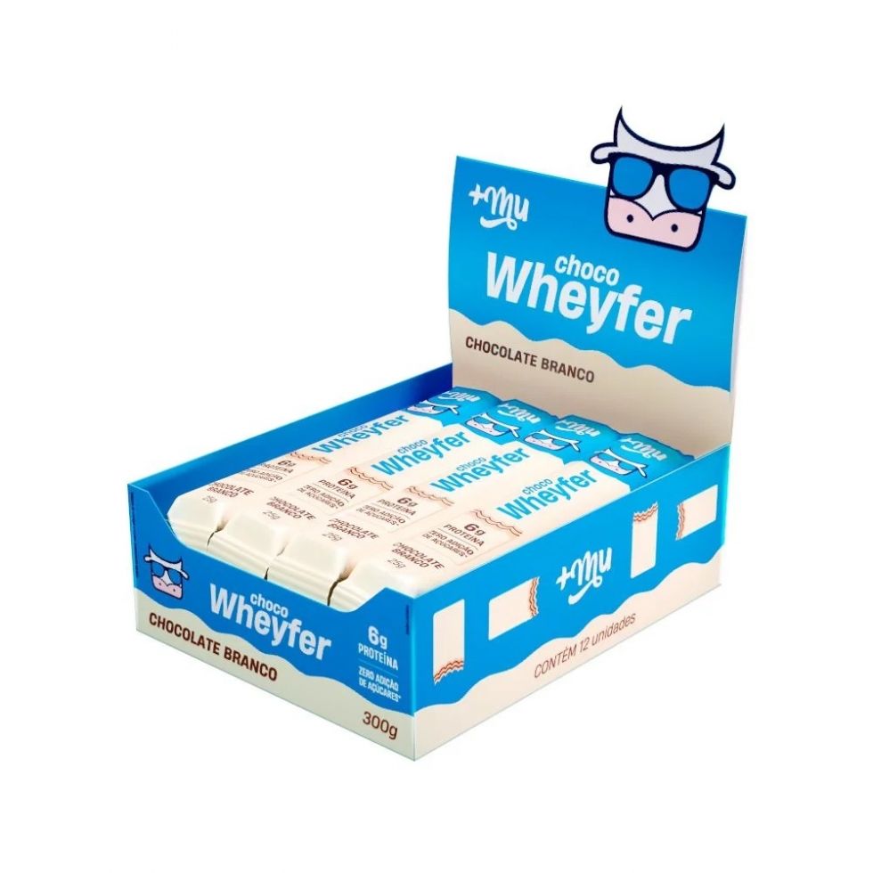 Choco Wheyfer Display (12 unid. 25g) - Mais Mu