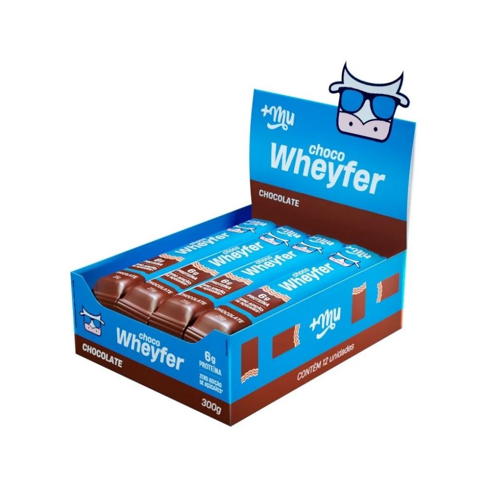 Choco Wheyfer Display (12 unid. 25g) - Mais Mu