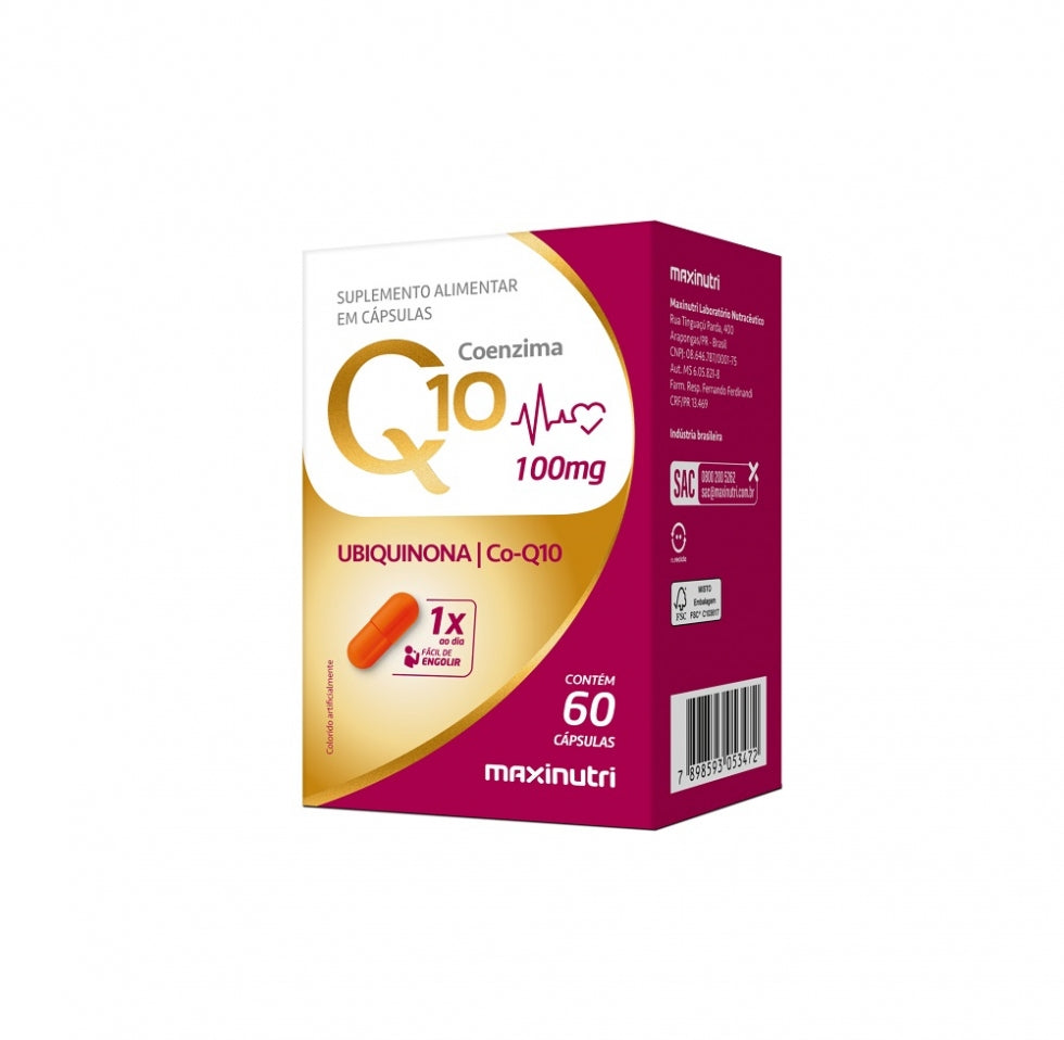 Coenzima Q10 Gold - 100mg (60 caps) - MaxiNutri