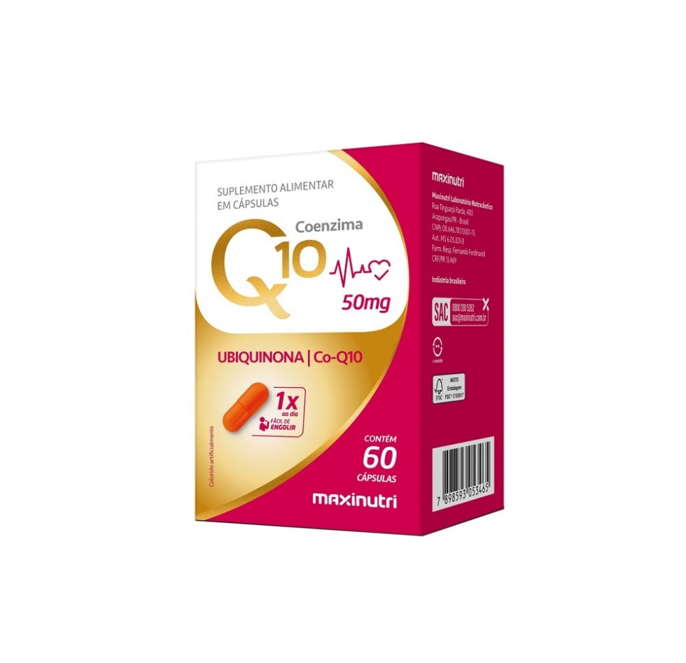 Coenzima Q10 Gold - 50mg (60caps) - MaxiNutri
