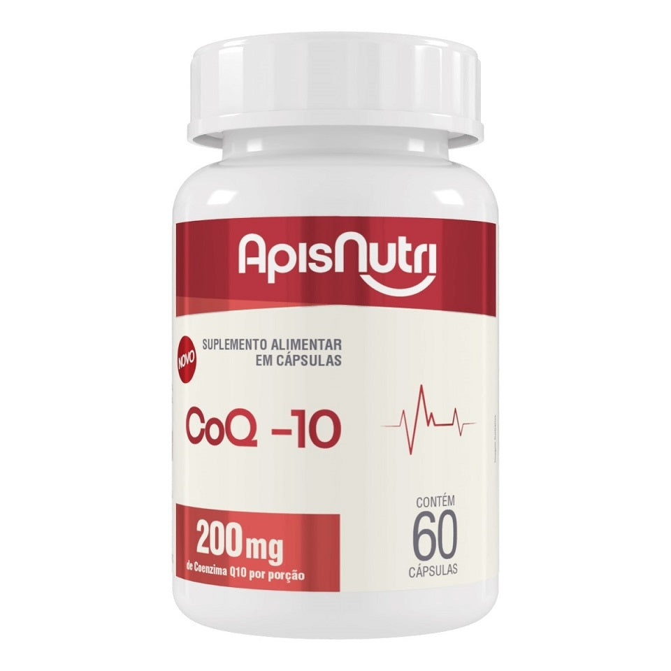 Coenzima Q10 200mg (60 caps) - Apisnutri
