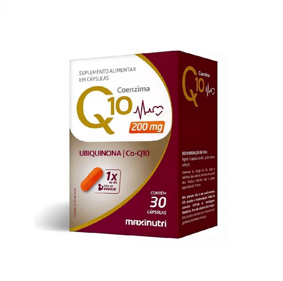 Coenzima Q10 Gold - 200mg (30 caps) - MaxiNutri
