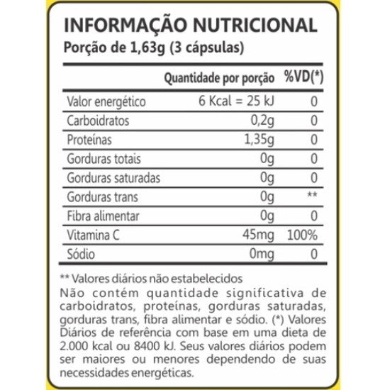 Colágeno + Vitamina C 400mg (60 caps) - MaxiNutri