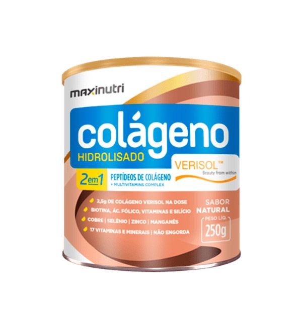 Colágeno Hidrolisado 2 em 1 VERISOL (250g) - MaxiNutri