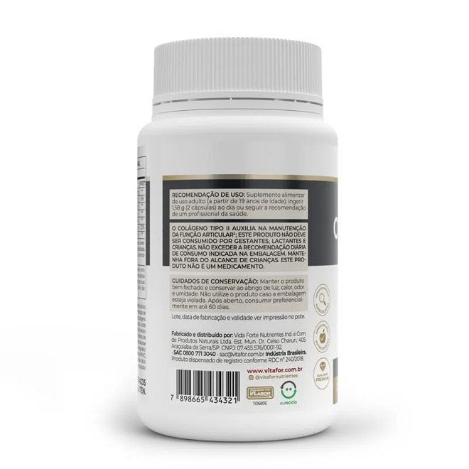 Colagentek Tipo II 790mg (30 caps) - VitaFor