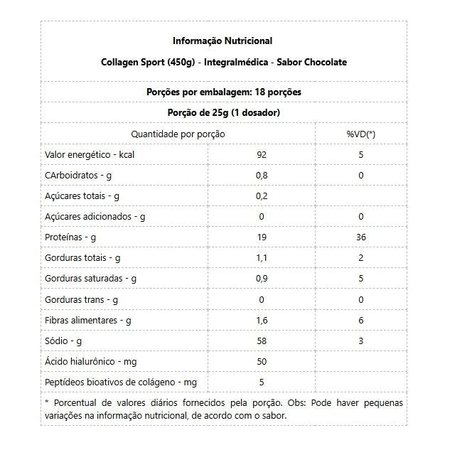 Collagen Sport (450g) - Integralmédica
