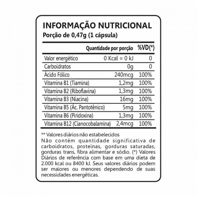 Complexo B 100% IDR (60 caps) - MaxiNutri