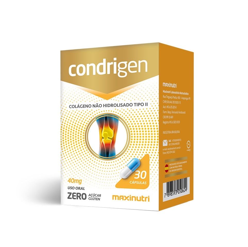 Condrigen Colágeno Tipo II (30 caps) - MaxiNutri