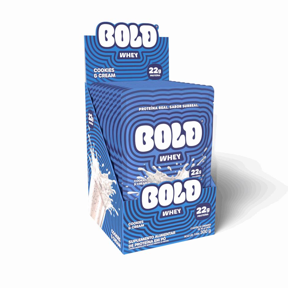 Bold Whey Display (10 unid de 30g) - Bold