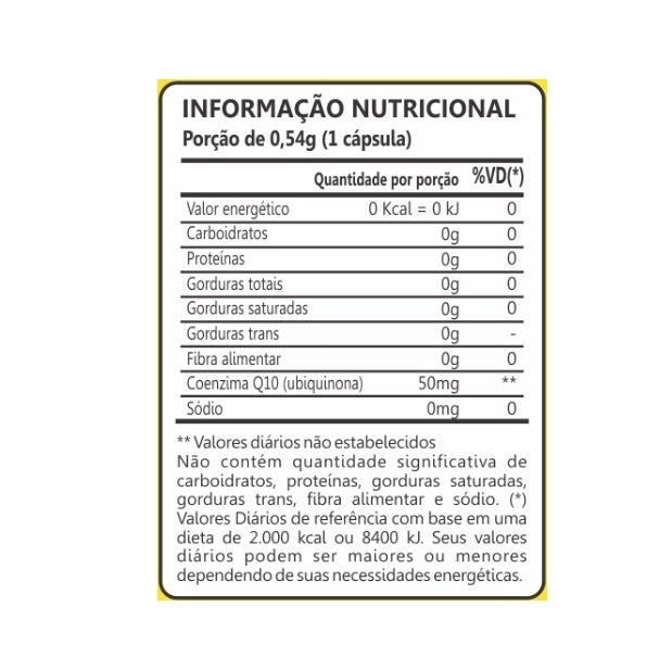 Coenzima Q10 50mg (60 caps) - MaxiNutri