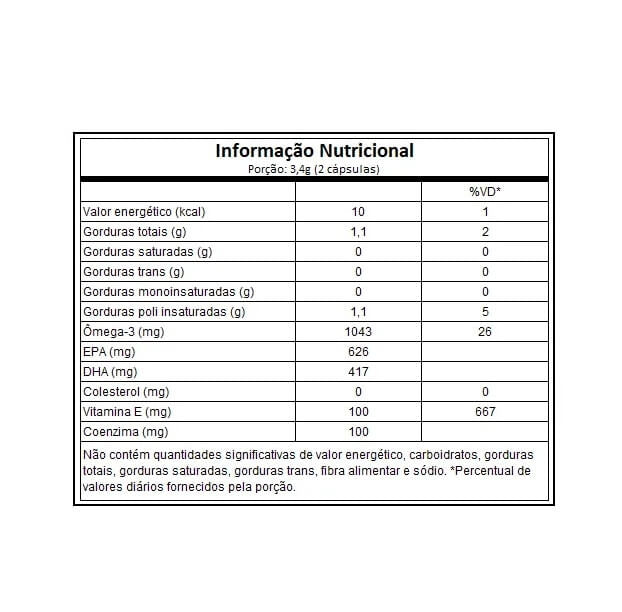 CoQ10 + Ômega-3 (60 caps) - Integralmédica