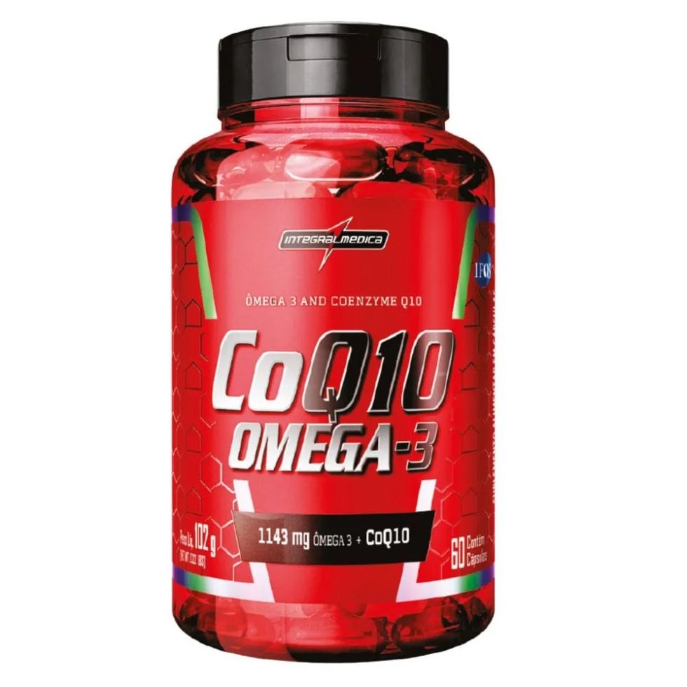 CoQ10 + Ômega-3 (60 caps) - Integralmédica