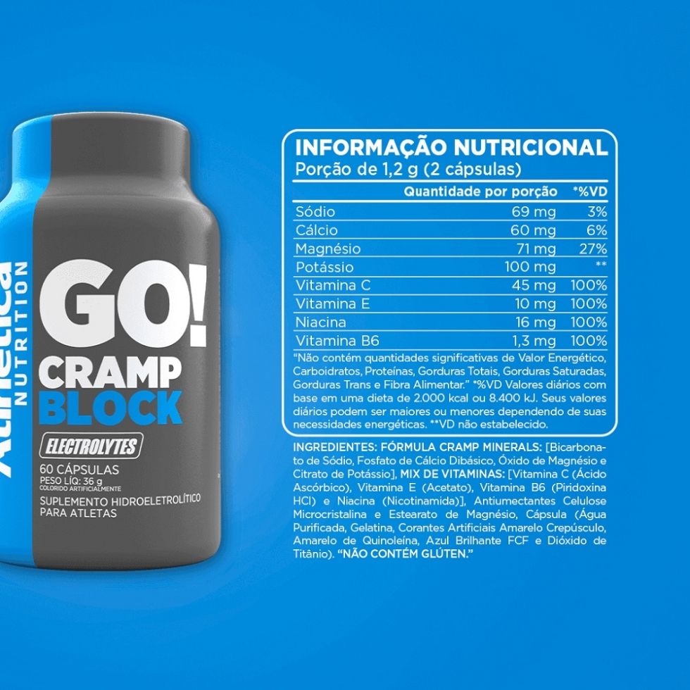 Cramp Block (60 caps) - Atlhetica Nutrition
