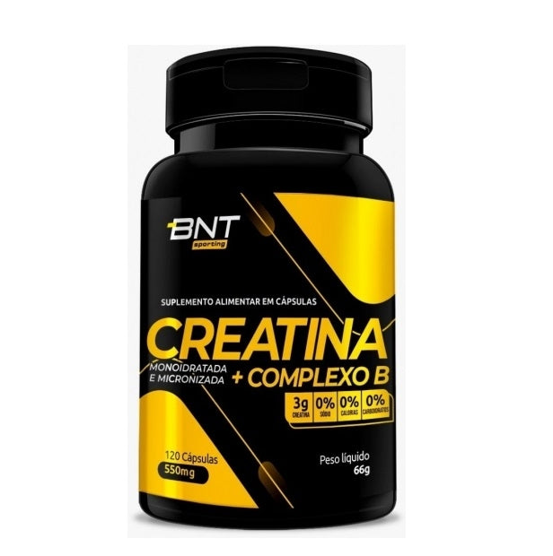Creatina + Complexo B 550mg (120 caps) - BioNutrir