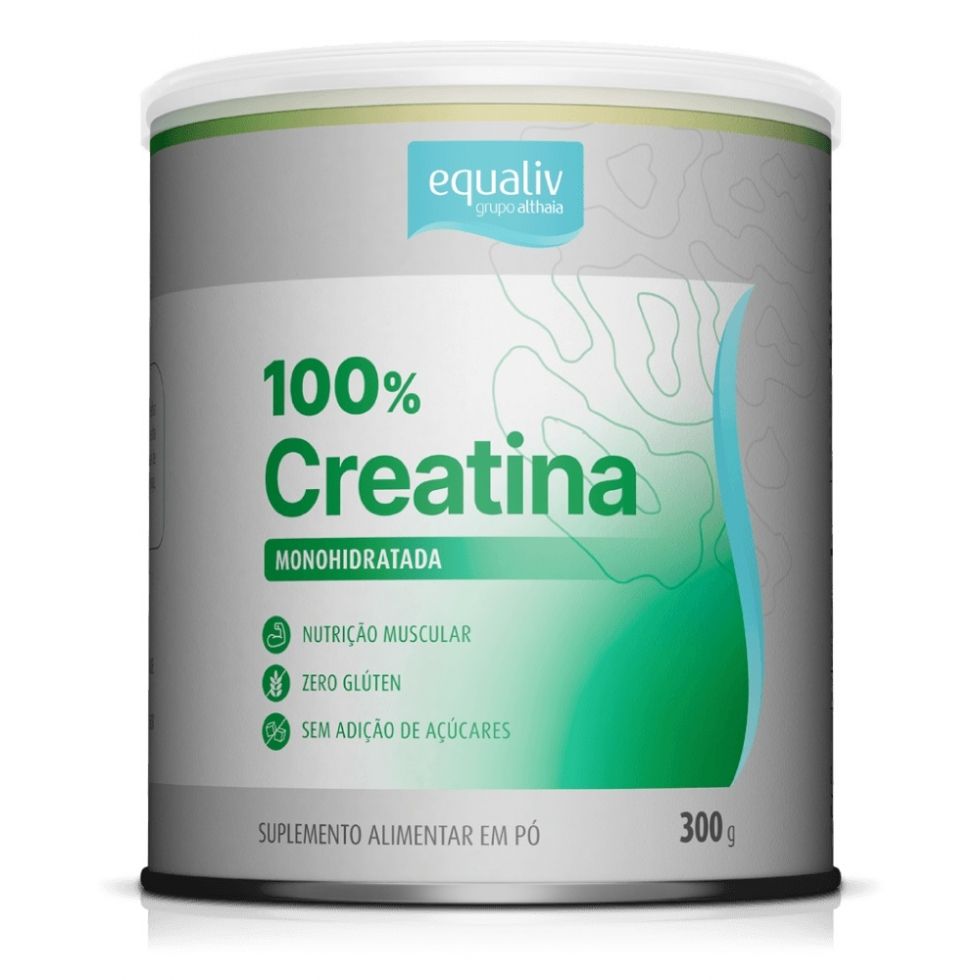 100% Creatina (300g) - Equaliv