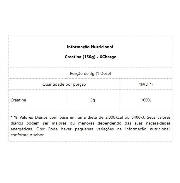 Creatina (150g) - XCharge