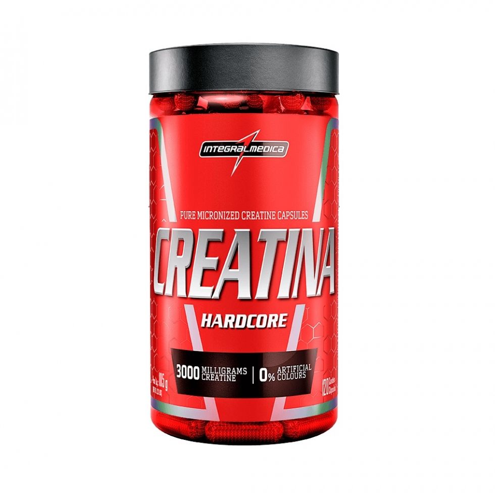 Creatina Hardcore (120 caps) - Integralmédica