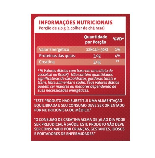 Creatina Max Micronizada Monohidratada (300g) - MaxiNutri