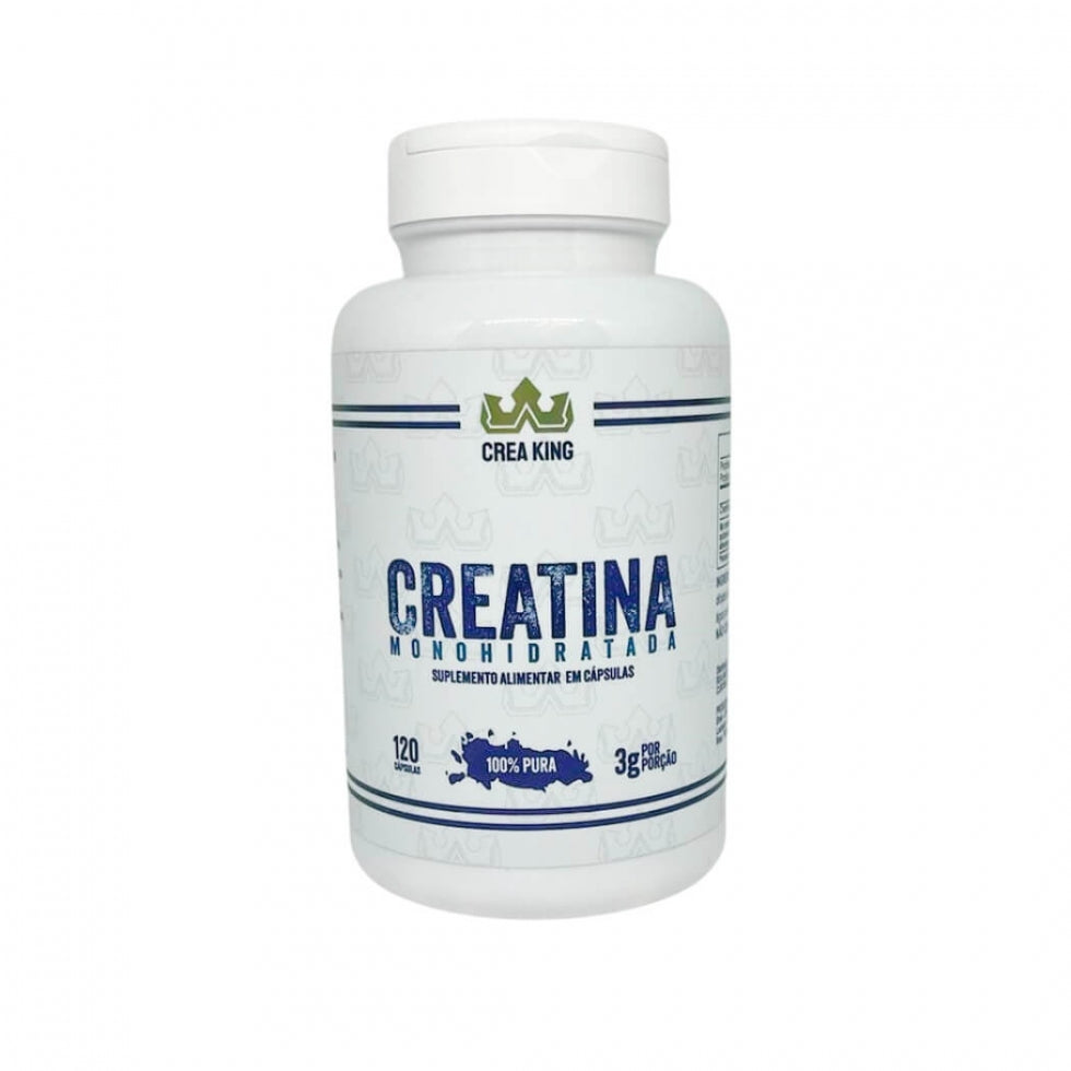Creatina Monohidratada (120 caps) - Crea King