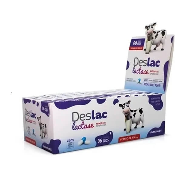 Deslac Versão de Bolso Display (12 unidades de 6 caps) - MaxiNutri
