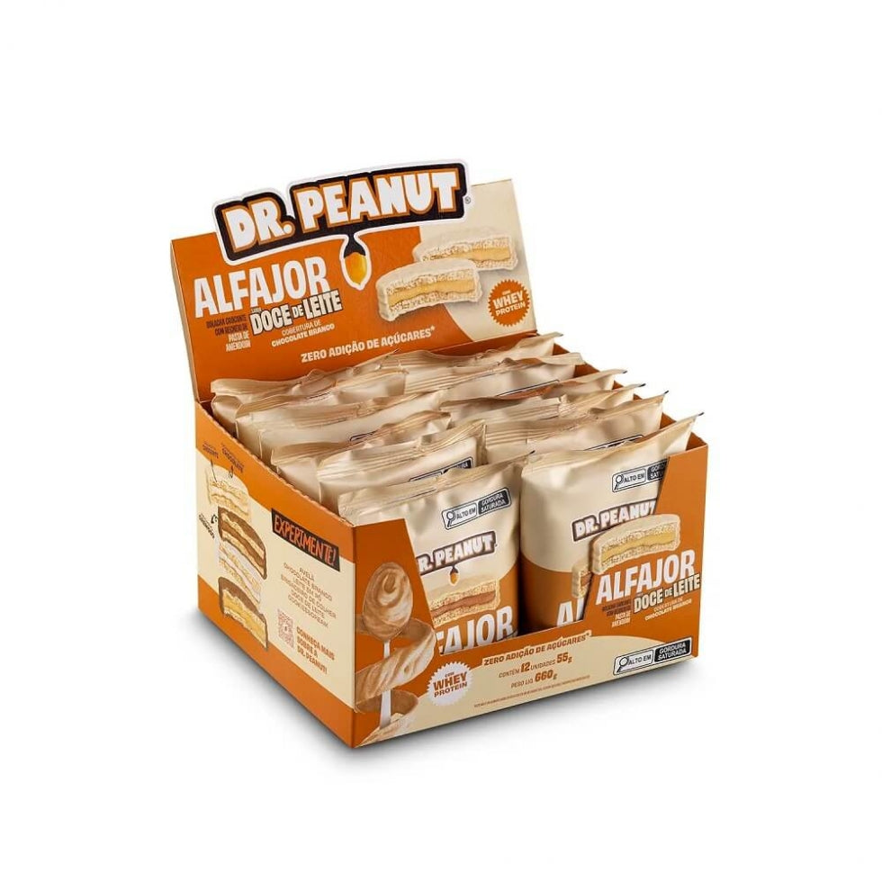Alfajor Dr. Peanut (Display 12 unid. 55g) - Dr Peanut