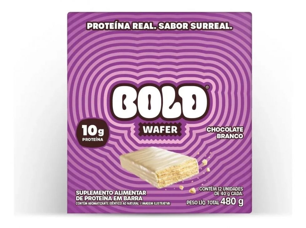 Display com 12 unidades de 40 g do Bold Wafer
