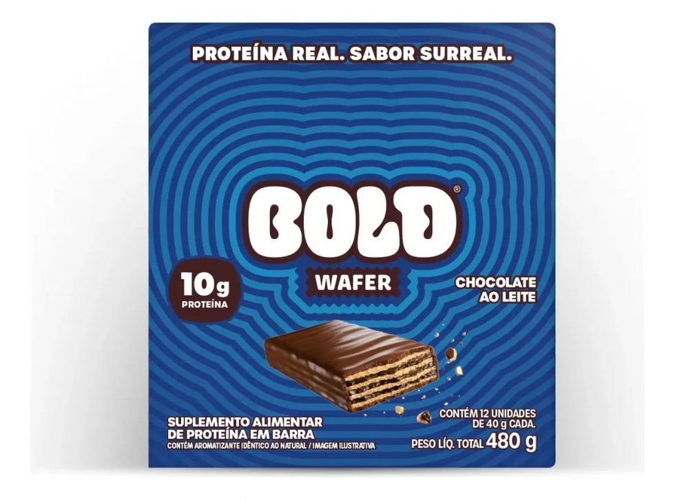 Display com 12 unidades de 40 g do Bold Wafer
