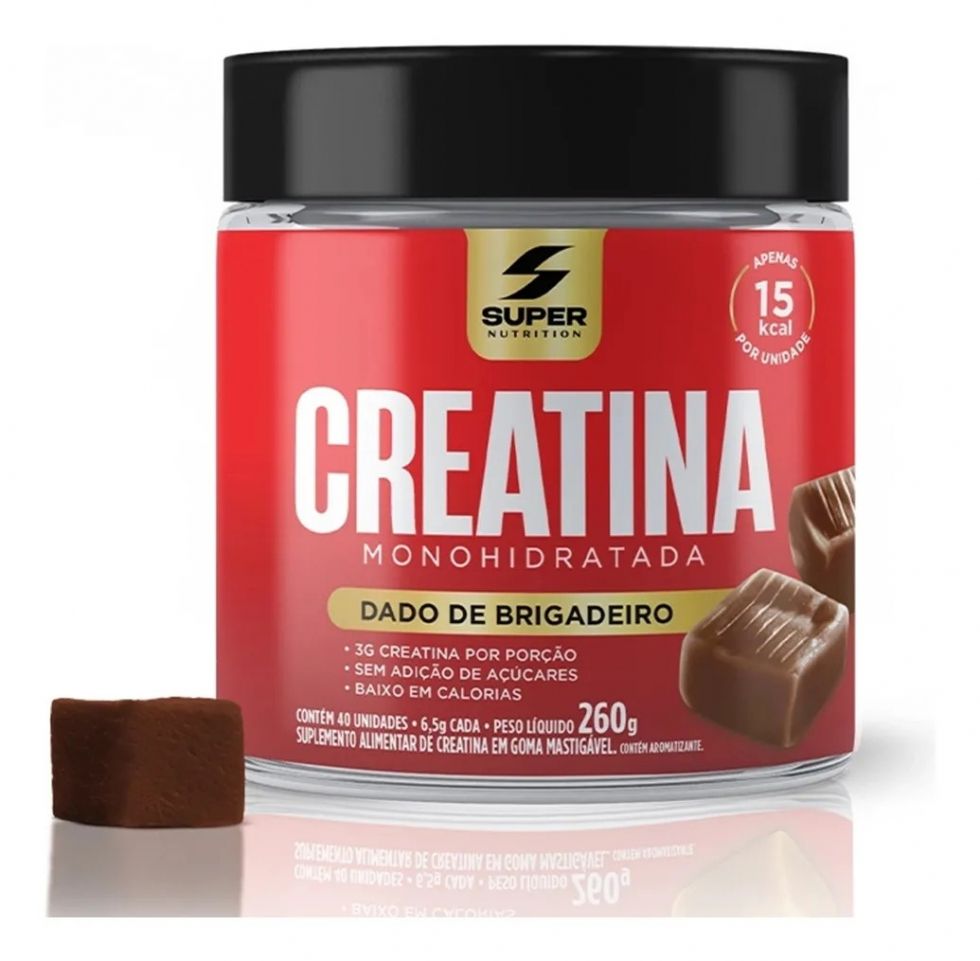 Creatina Caramel (40 unids - 6,5g) 260g - Super Nutrition