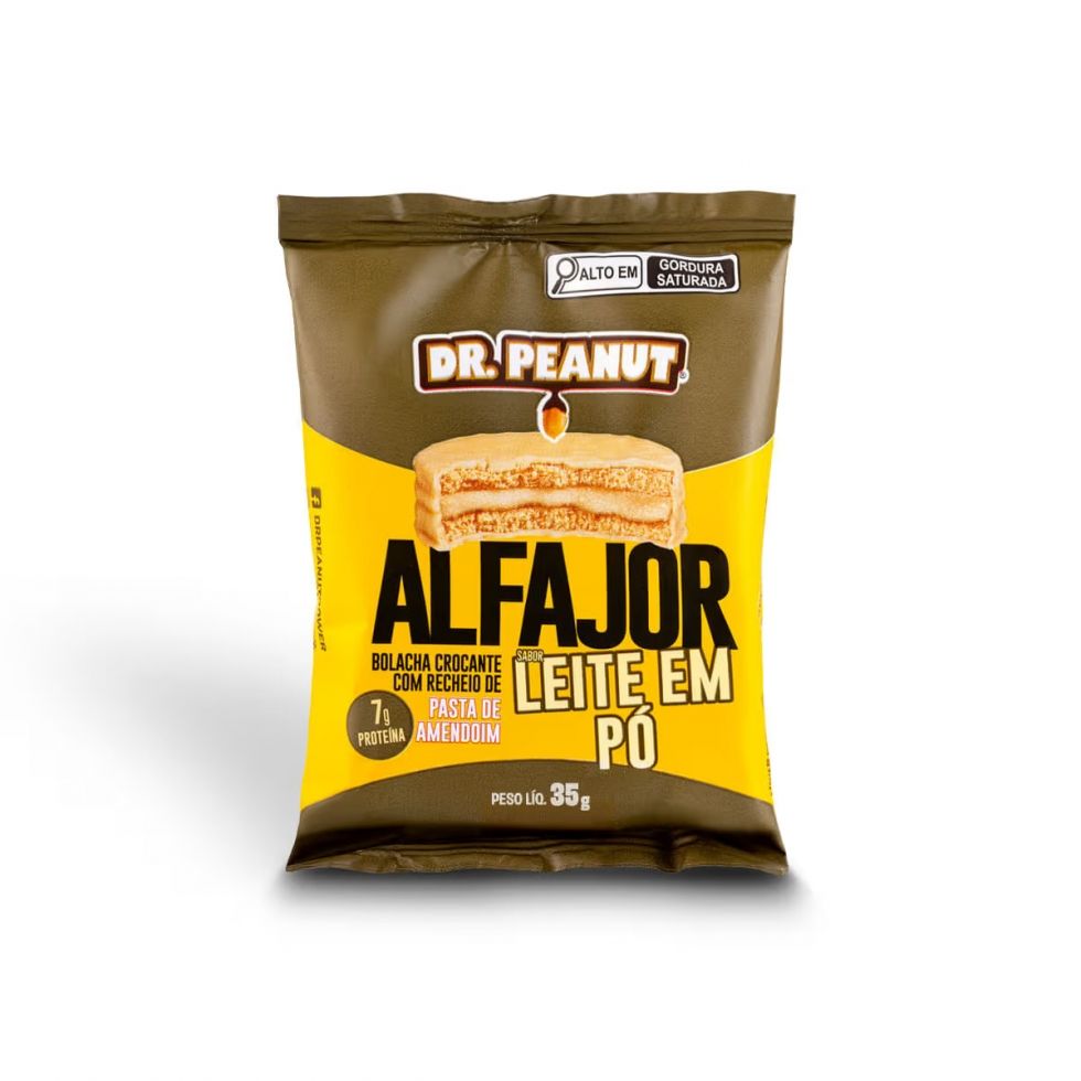 Alfajor Dr. Peanut de 35 g na embalagem individual